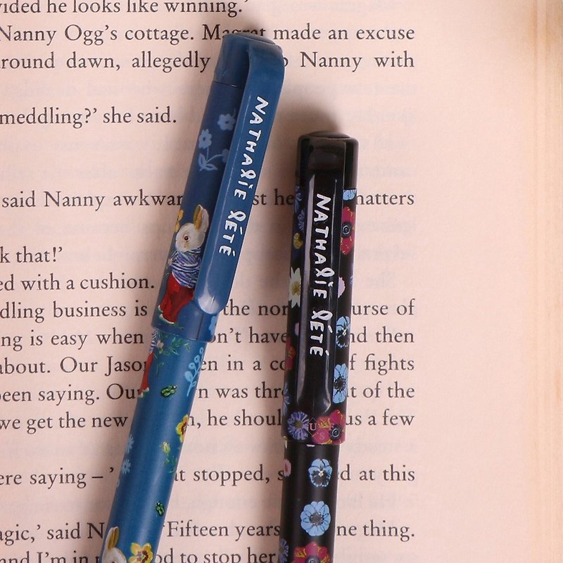 7321Desgin-Nathalie Lete 0.5原子笔-兔子(蓝色),7321-09053 - 圆珠笔/中性笔 - 塑料 蓝色