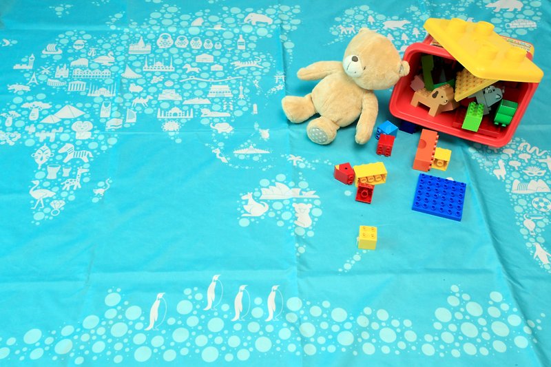 Nuhox 怒吼狮【方块垫】冰雪世界- 野餐垫、露营垫和摆设用垫 - 野餐垫/露营用品 - 聚酯纤维 蓝色
