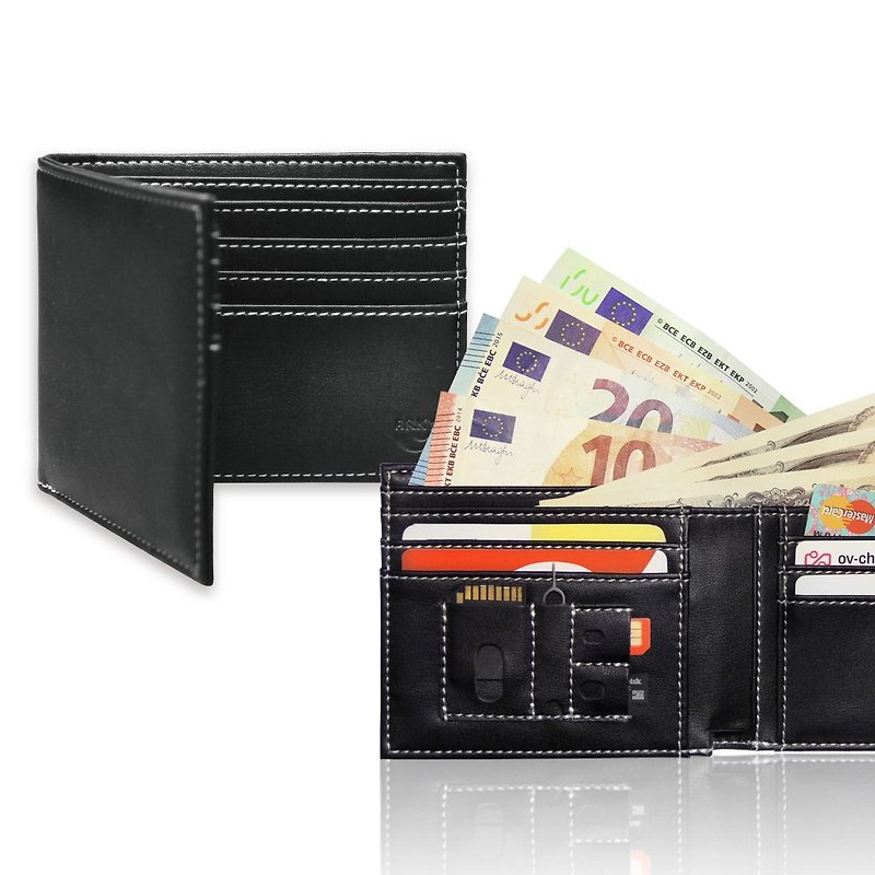 Wallet&Guard RFID-blocking 防侧录短夹 - 皮夹/钱包 - 其他材质 黑色