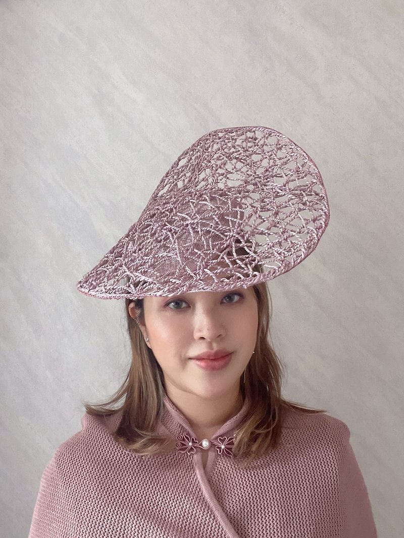 粉色英式礼帽 - 帽子 - 其他人造纤维 粉红色