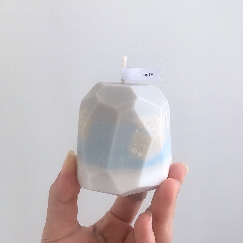 c u b e s | 大 豆 蜡 蜡 烛 handmade soy candle #L - 蜡烛/烛台 - 蜡 蓝色