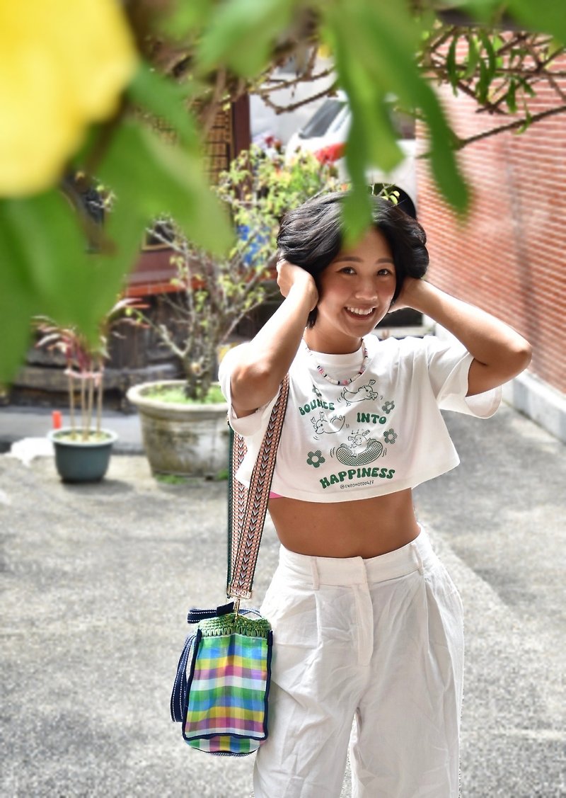 台湾设计 女孩短板T 可爱必备 - 女装 T 恤 - 棉．麻 