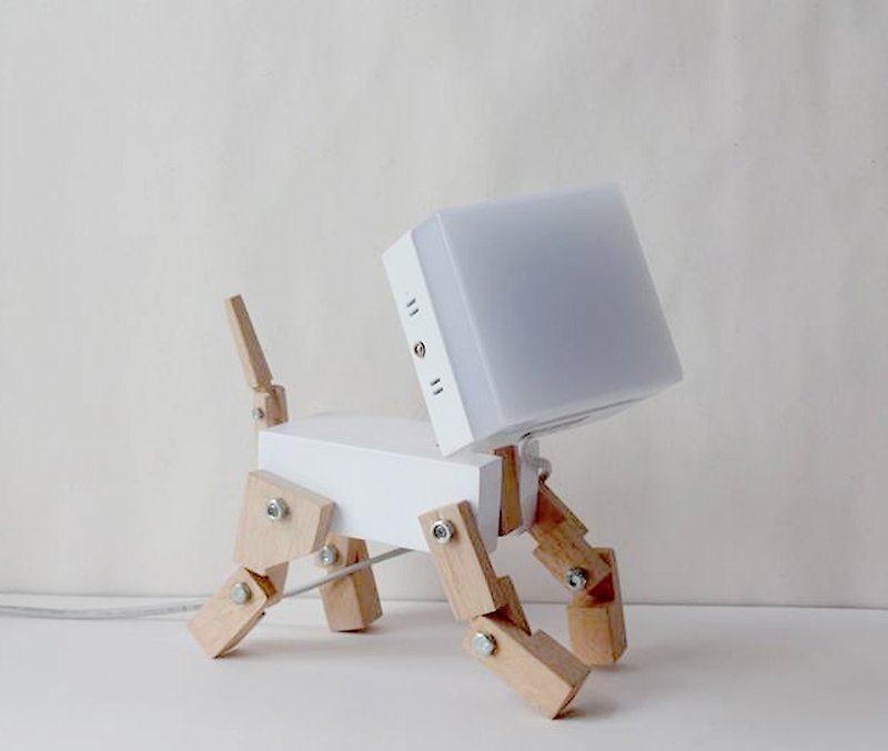 LED Lamp BULLDOG ( X-mas White ) - 灯具/灯饰 - 木头 白色