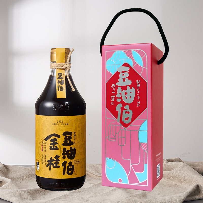 【豆油伯】无添加糖金桂酱油500ml (礼盒) - 酱料/调味料 - 其他材质 