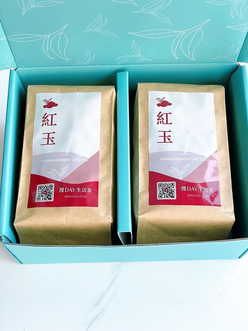 漫DAY生活茶 日月潭红玉红茶 EliteBox礼盒 茶叶150g*2定制化礼物 - 茶 - 植物．花 