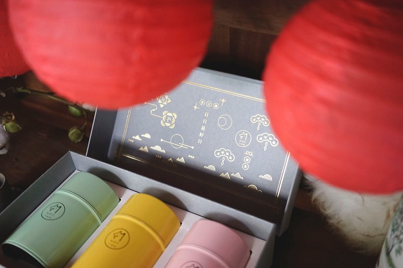 \ 2019 春节礼盒 / 缤纷大福 (叁罐入) - 茶 - 新鲜食材 
