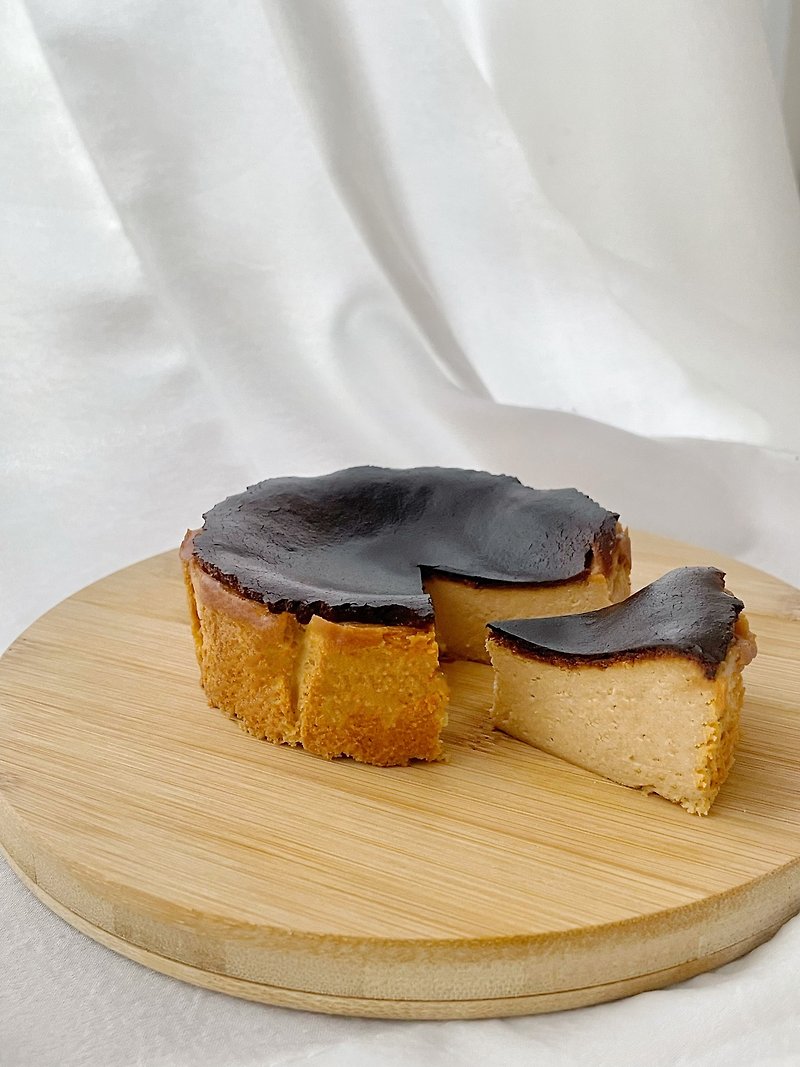 质感木盒巴斯克4寸 减糖版(送礼首选) - 蛋糕/甜点 - 木头 