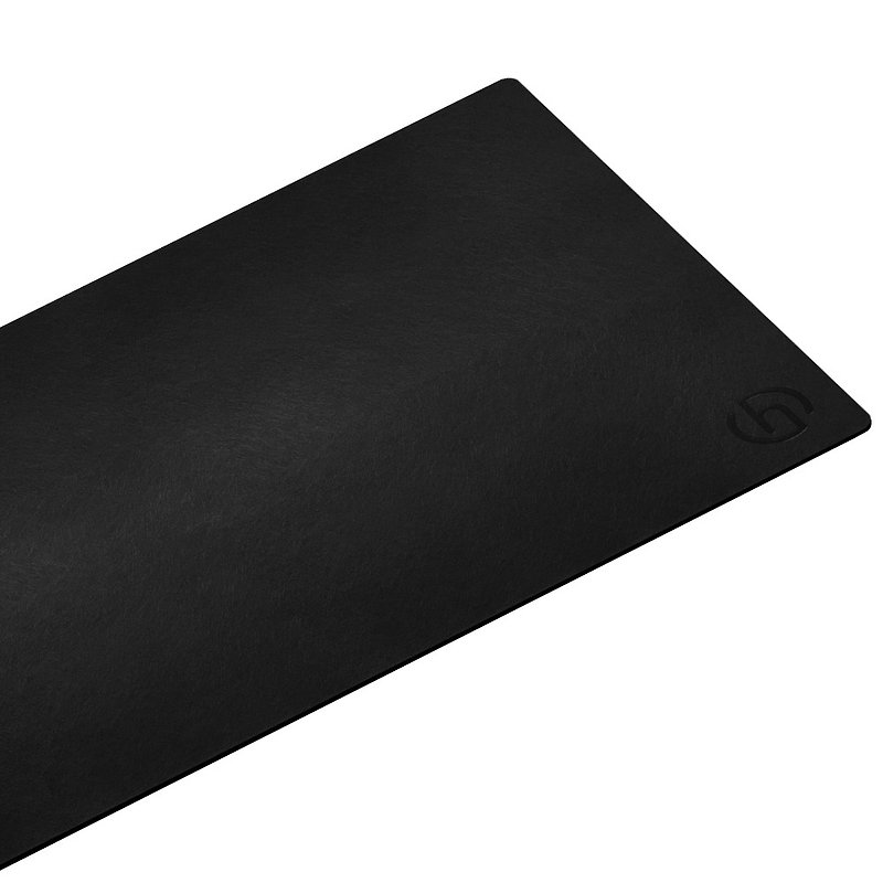 Classic 经典皮革鼠垫/办公室桌垫 - 深黑 (80x40cm) - 鼠标垫 - 其他材质 