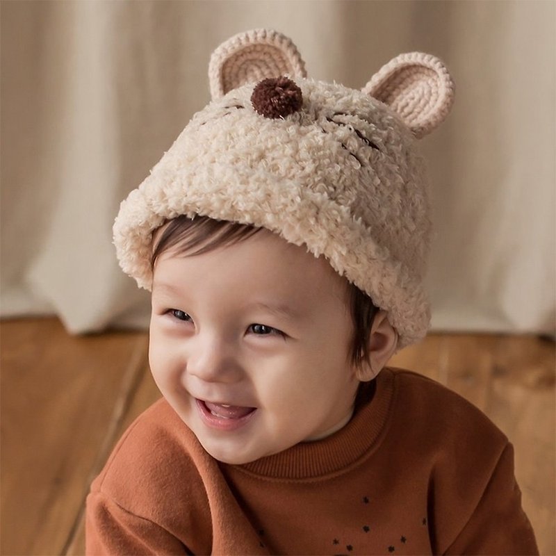 Happy Prince韩国 Nu-ri小猫咪婴儿帽 - 婴儿帽/发带 - 聚酯纤维 多色