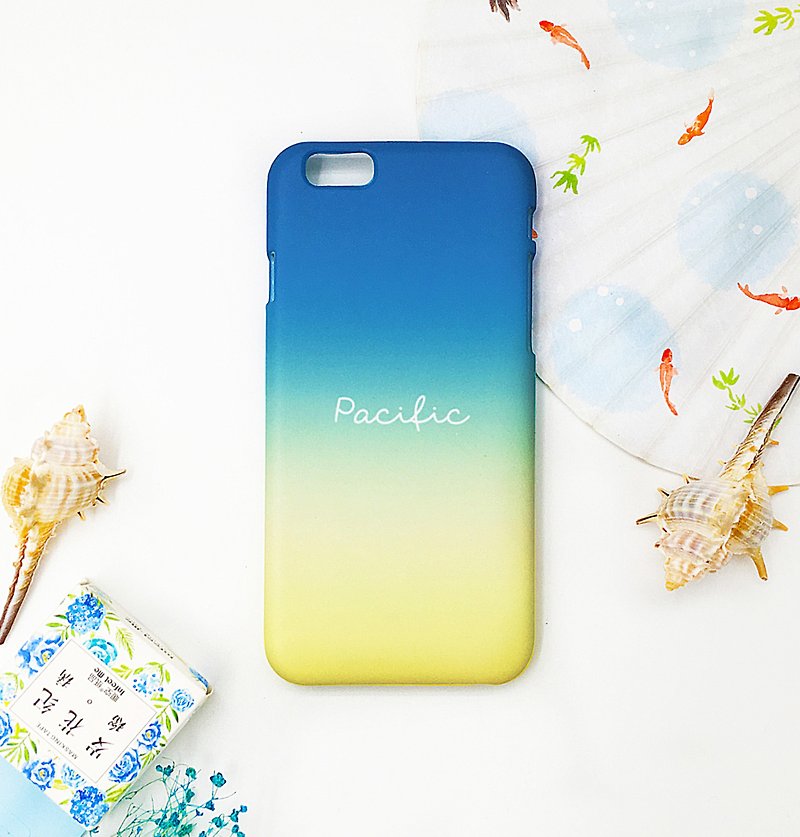 Pacific太平洋-iPhone原创手机壳/保护套 - 手机壳/手机套 - 塑料 蓝色