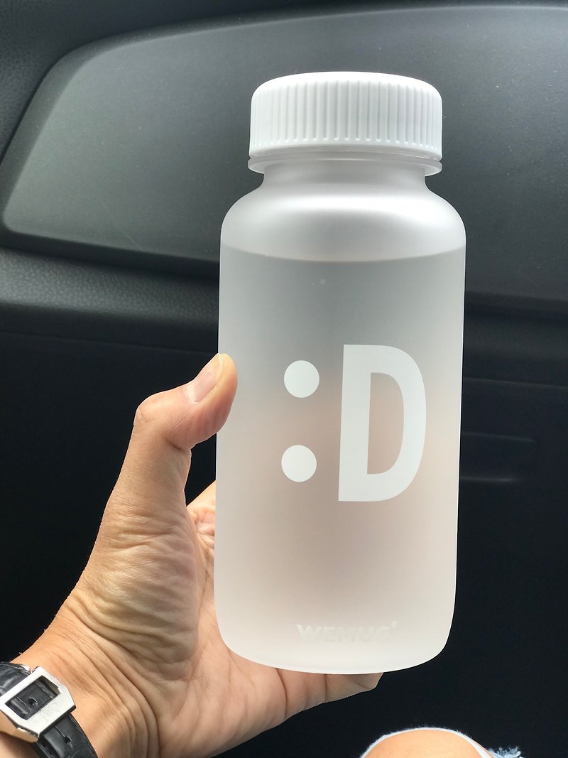日本畅销商品 质感时尚 设计 安全 随身水瓶- 雾光透明 :D - 水壶/水瓶 - 塑料 白色