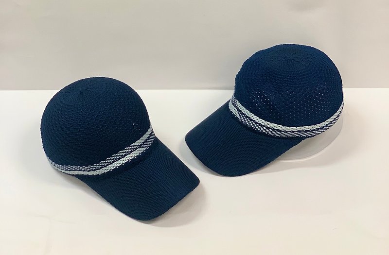 HEYHAT 跃动花纹编织-运动帽棒球帽-深蓝 - 帽子 - 聚酯纤维 多色