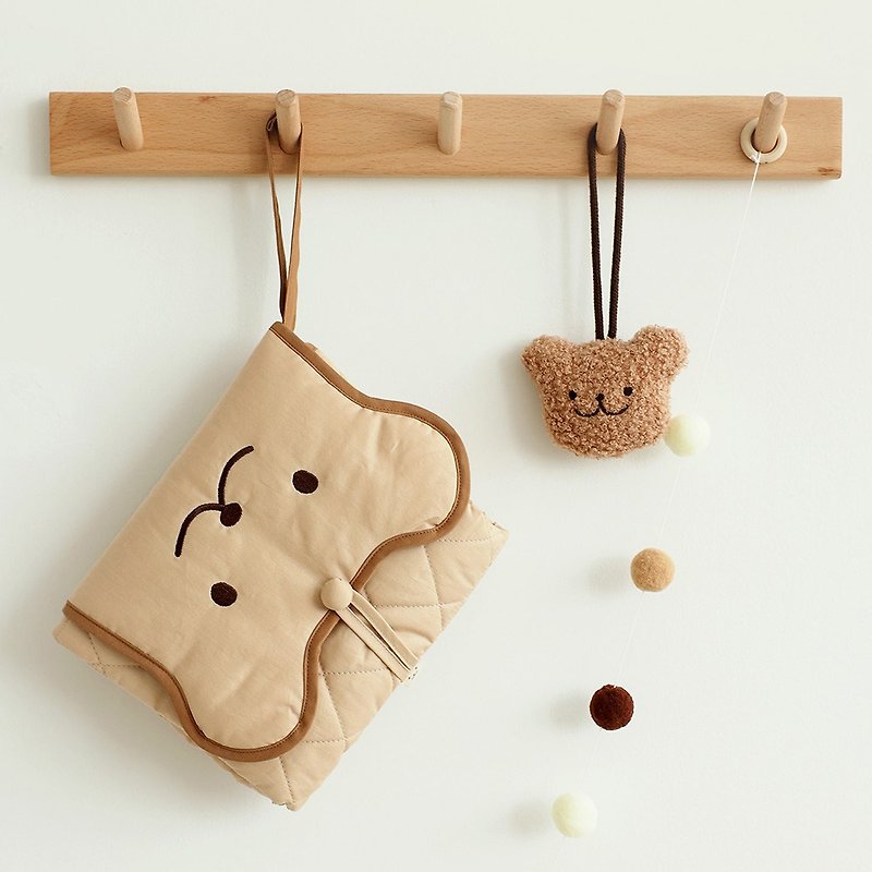 韩国Chezbebe微笑小熊随行尿布垫 - 婴儿床上用品 - 棉．麻 