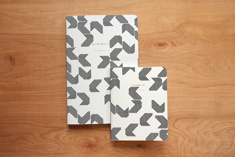 Notebook set : Direction (set of 2) - 笔记本/手帐 - 纸 黑色