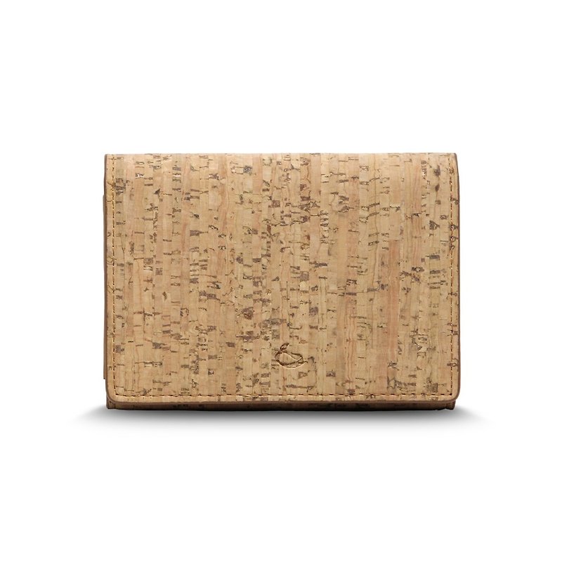 CORCO 双折软木名片夹 - 原棕色 - 皮夹/钱包 - 防水材质 