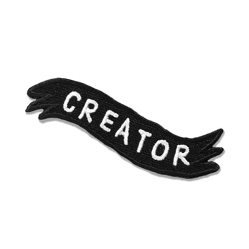 CREATOR IRON ON PATCH - 其他 - 绣线 黑色