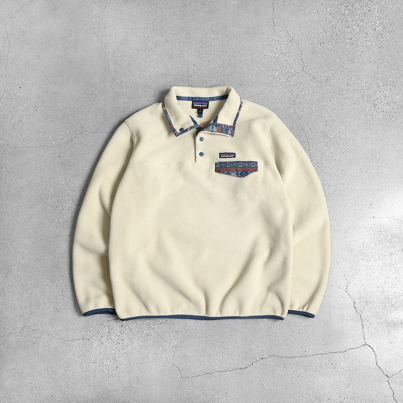 patagonia fleece 刷毛上衣 / Vintage 古着 - 男装上衣/T 恤 - 聚酯纤维 白色