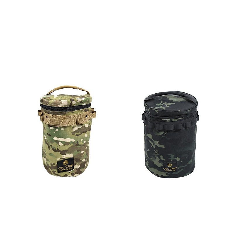 【OWL CAMP】圆桶收纳包 - 迷彩色 (共2色) - 野餐垫/露营用品 - 聚酯纤维 多色