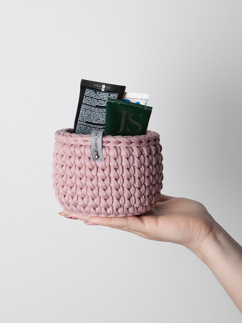 PDF crochet pattern. Crochet basket. Handmade pen holder. Crochet patterns - 编织/刺绣/羊毛毡/裁缝 - 棉．麻 
