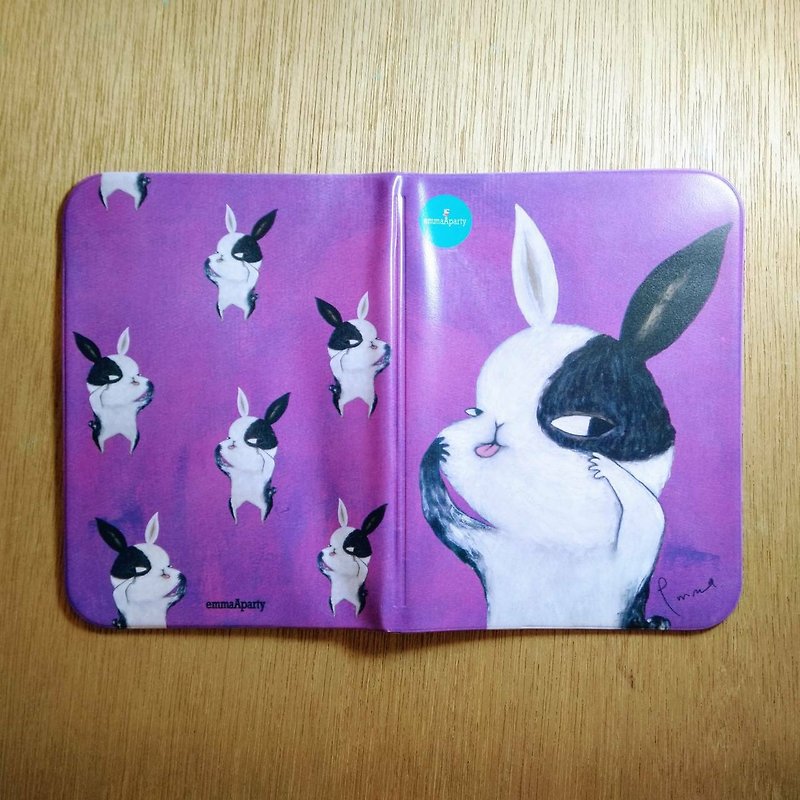 emmaAparty插画护照夹:俏皮兔子 - 护照夹/护照套 - 塑料 