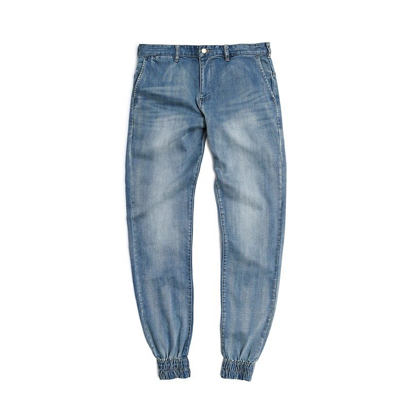 Filter017 Denim Jogger Pants 单宁束口裤 - 男士长裤 - 棉．麻 