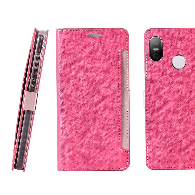 CASE SHOP HTC U12 Life 专用侧掀站立式皮套-粉(4716779660494) - 手机壳/手机套 - 人造皮革 粉红色