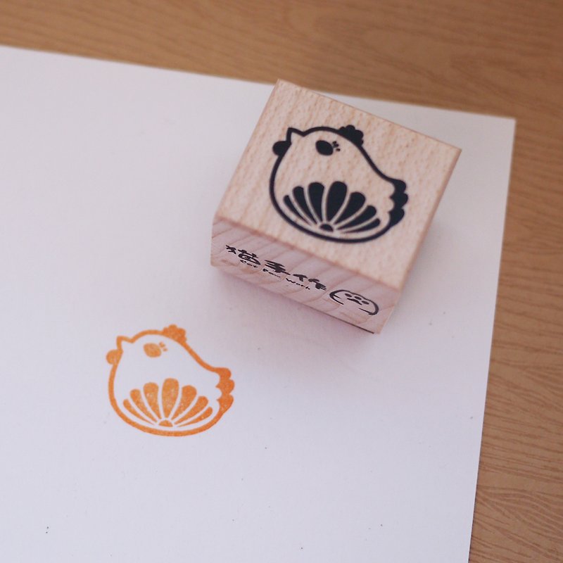 小鸡枫木印章 - 印章/印台 - 木头 