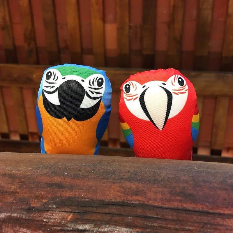 DIY手作鹦鹉 ∣ 琉璃/红金刚 Macaw · 纸镇手作材料包 - 其他 - 其他材质 多色