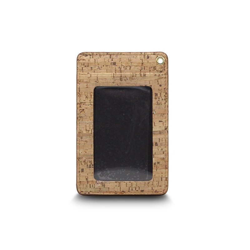 CORCO 直式软木证件套 - 原棕色 (含挂绳) - 证件套/卡套 - 防水材质 