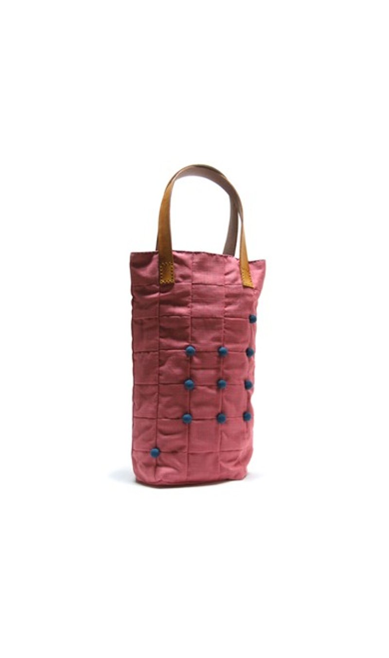 袋11 ~ 手提豆豆包 - 手提包/手提袋 - 棉．麻 粉红色