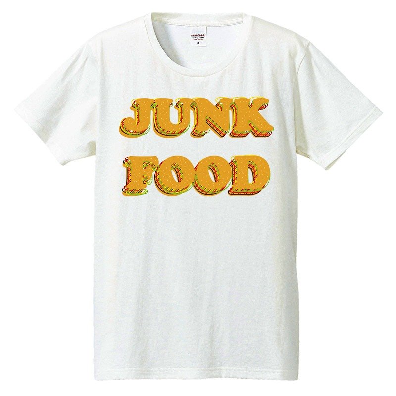 Tシャツ / JUNK FOOD 2 - 男装上衣/T 恤 - 棉．麻 白色
