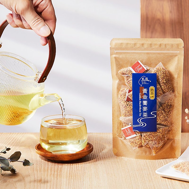 【无咖啡因】黄金荞麦熟茶立体包-小资上班族最爱,100%荞麦茶 - 健康/养生 - 新鲜食材 橘色