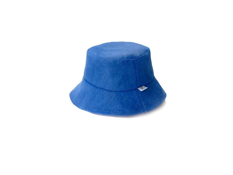 【渔夫帽】- 牛仔不忙 - 帽子 - 棉．麻 蓝色