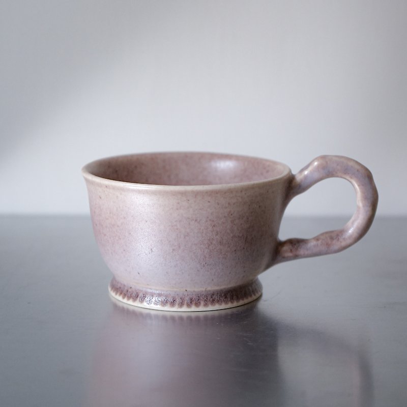 陶瓷 咖啡杯 茶杯 芋泥紫 Ceramic Tea Cup - 杯子 - 陶 紫色