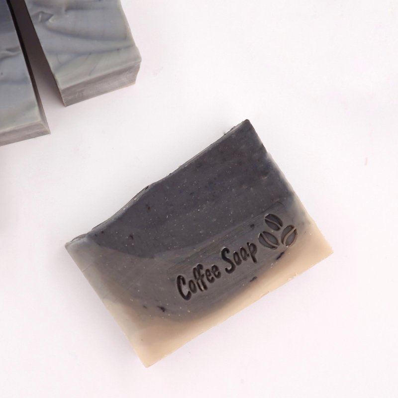 竹炭咖啡渐层皂 Carbon Coffee Soap - 肥皂/手工皂 - 其他材质 