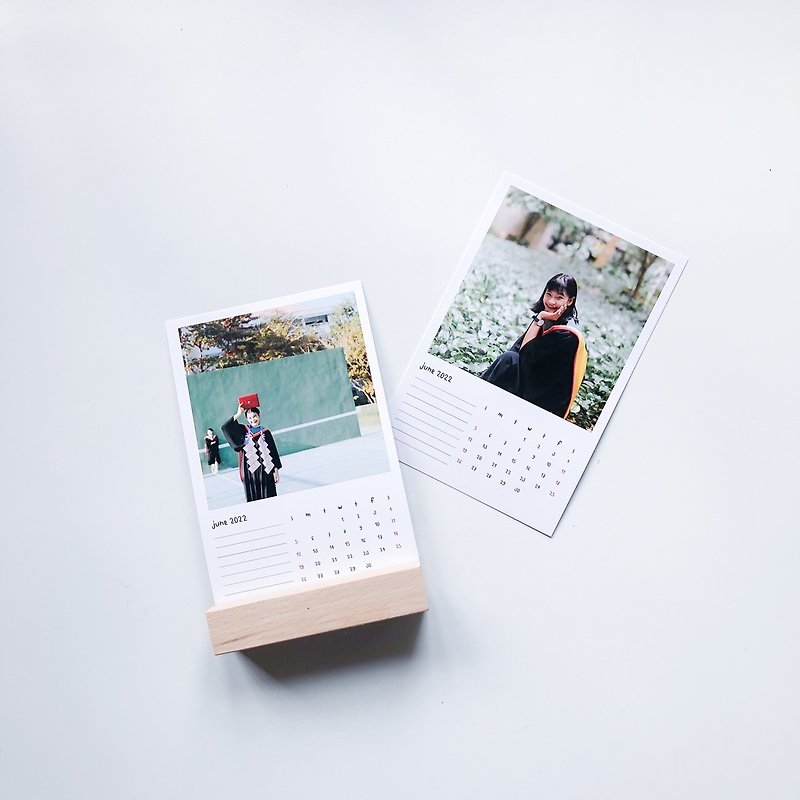2022 Calendar customize photos postcard size - 年历/台历 - 纸 白色