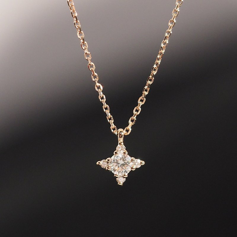 18K金闪耀星星项链 18K Gold The Brightest Star Necklace - 项链 - 贵金属 