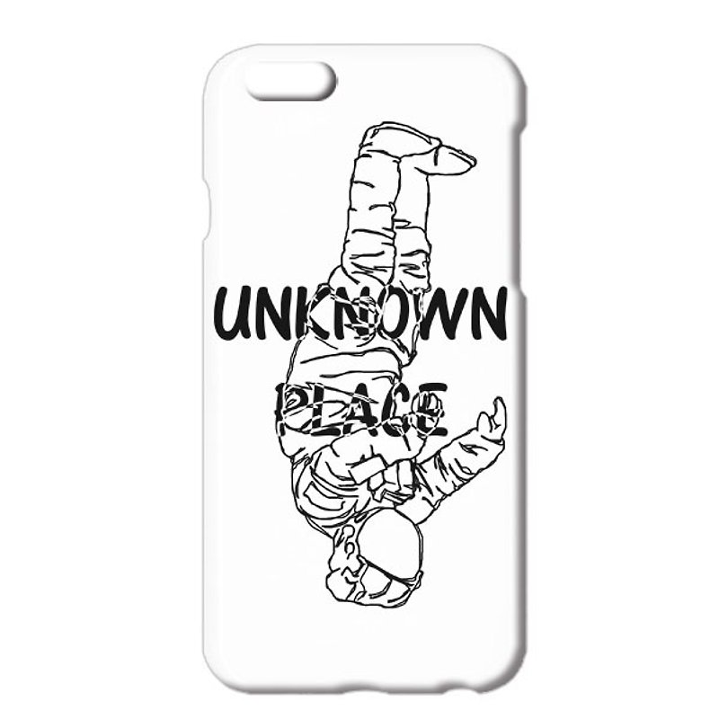 [iPhoneケース] Unknown place (ブラック＆クローム) - 手机壳/手机套 - 塑料 白色