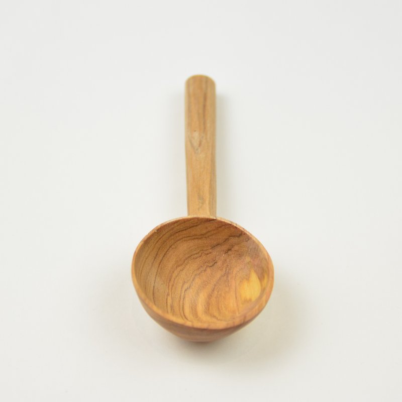 橄榄木咖啡勺-公平贸易 - 餐刀/叉/匙组合 - 木头 咖啡色