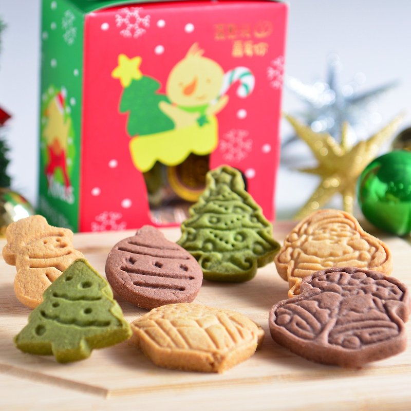 ‘喜憨儿’Merry Xmas-缤纷圣诞饼干组(3盒/组)。圣诞限定。支持公益 - 手工饼干 - 新鲜食材 