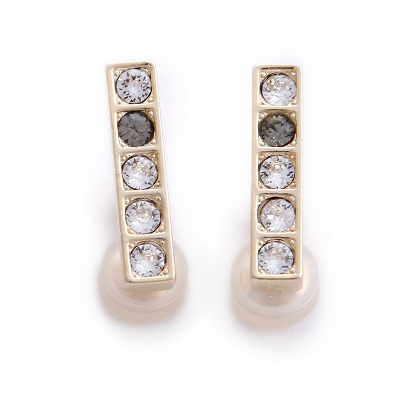 【JewCas】Air Earrings系列水晶空气耳夹_JC2441 - 耳环/耳夹 - 其他金属 白色