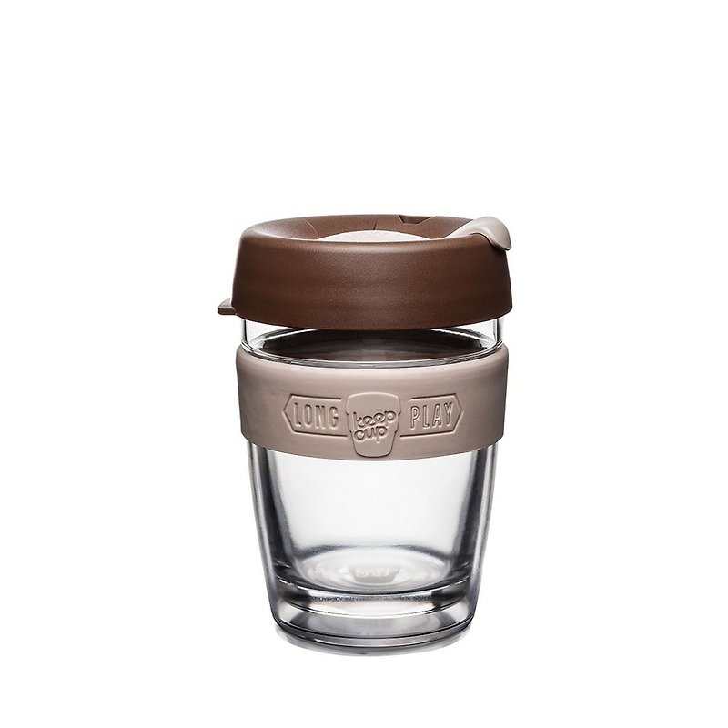 澳洲 KeepCup 双层隔热杯/咖啡杯/环保杯/外带杯 M - 茶那堤 - 咖啡杯/马克杯 - 玻璃 咖啡色