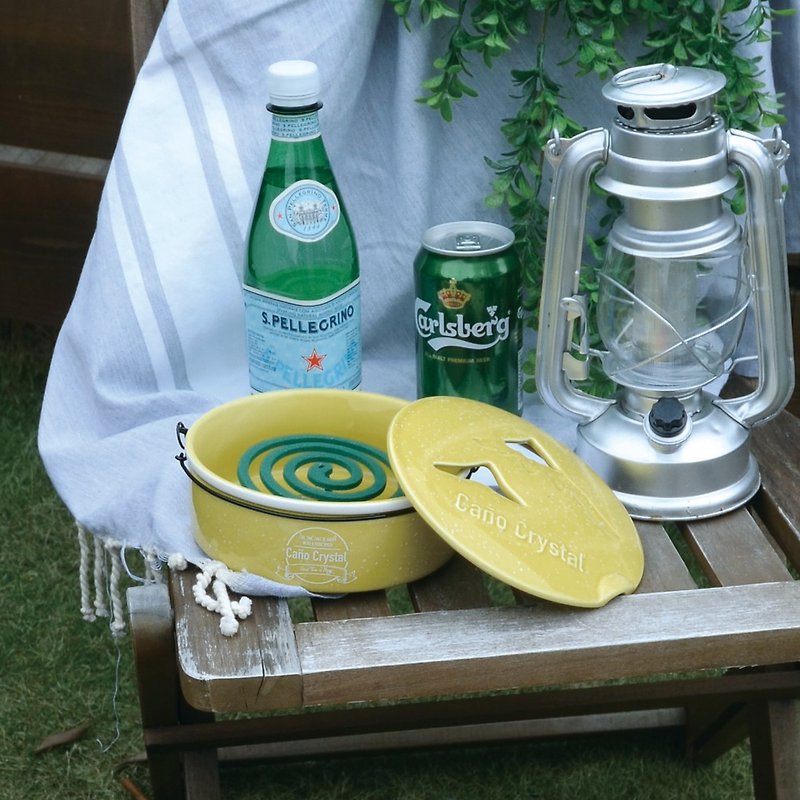 【DESTINO STYLE】日本马卡龙色防蚊防虫陶瓷蚊香皿 - 野餐垫/露营用品 - 瓷 