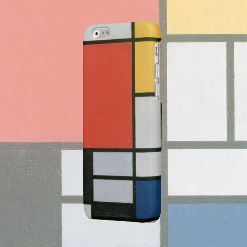 iPhone case Samsung Galaxy Case Phone case hard plastic Mondriaan classic art 73 - 手机壳/手机套 - 塑料 