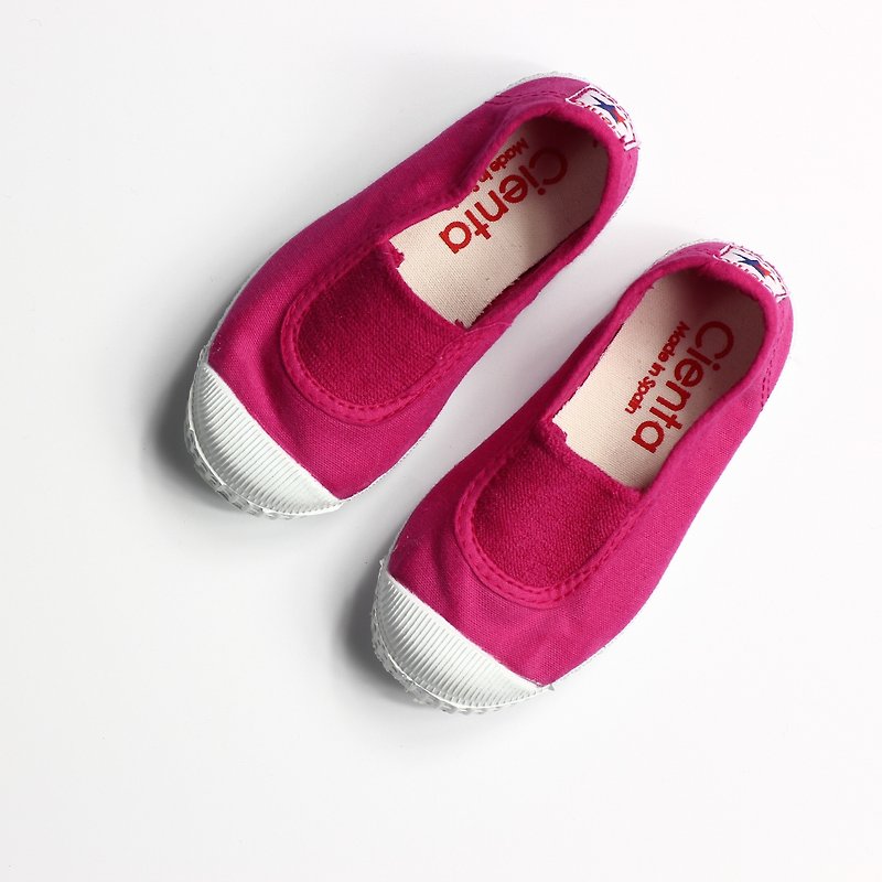 西班牙国民帆布鞋 CIENTA 童鞋尺寸 桃红色 香香鞋 75997 88 - 童装鞋 - 棉．麻 红色