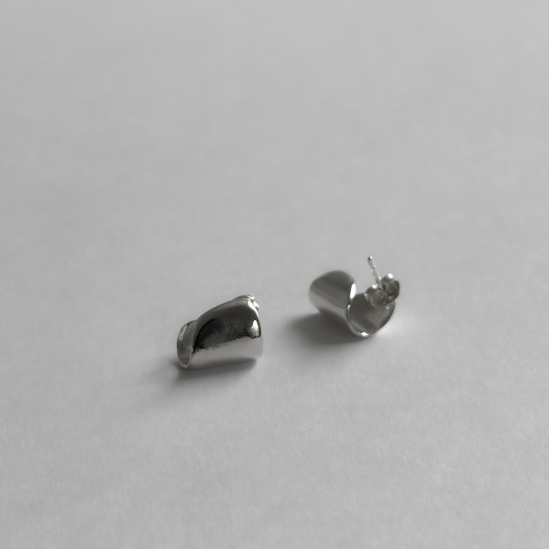 耳环 W：p02 (sv925)银耳针x 2 - 耳环/耳夹 - 其他金属 