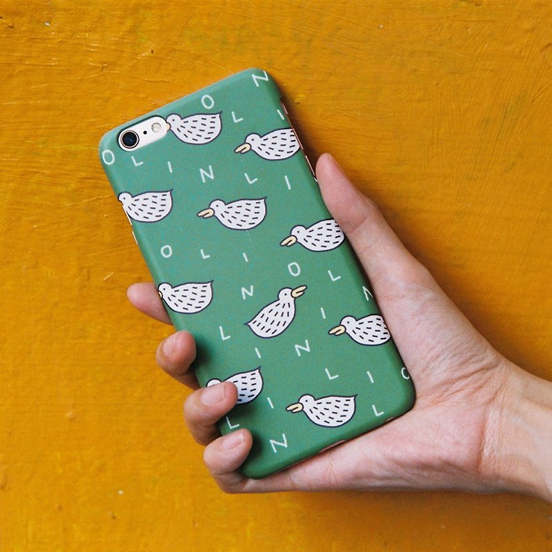林李婆婆OLINLIO 原创就是不听话鸭iphone手机壳 型号可定制 - 手机壳/手机套 - 塑料 绿色