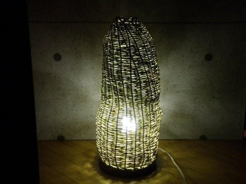 籠照明　スタンド - 灯具/灯饰 - 竹 绿色