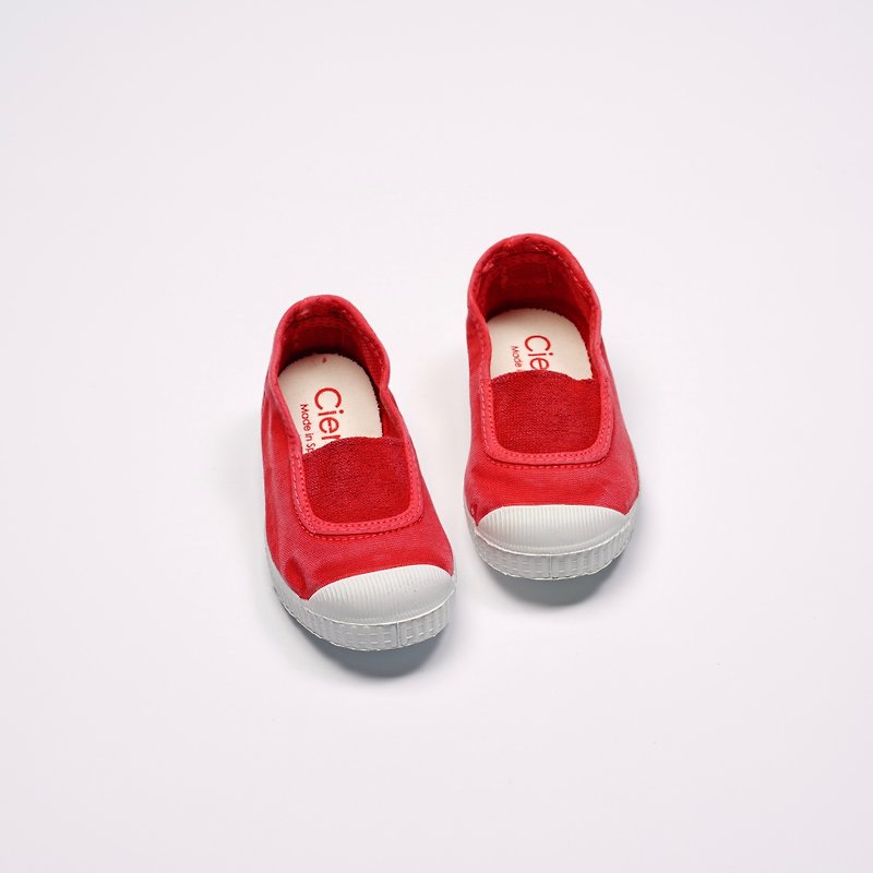 西班牙国民帆布鞋 CIENTA 75777 49 红色 洗旧布料 童鞋 - 童装鞋 - 棉．麻 红色