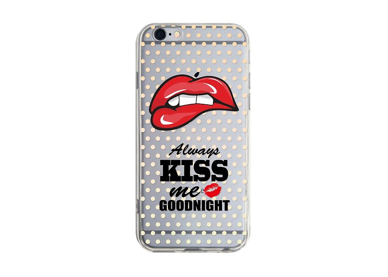 Kiss me Goodnight iPhone Samsung 手机壳 Custom phone case - 手机壳/手机套 - 塑料 